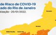 Piora nos índices da Covid-19 coloca RJ de volta à bandeira laranja