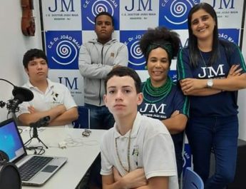 Podcast é um importante aliado do ensino no Colégio Estadual João Maia